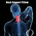 thumbnail image 5 of Cervical Pillow, Goose Down Pillows, 2025 Sleep Enhancing Cervical Support Comfort Goose Down Pillow, 4 Zones of Pressure, Soft Sleep Enhancing Cervical Pillow, 5 of 7