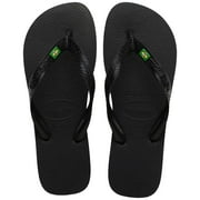 Havaianas Brazil Flip Flop - Men's Summer Sandals - Black, 8