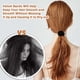 thumbnail image 4 of KAIYANG 4 piezas de diadema elástica de terciopelo con burbujas, diadema suave, accesorio para el cabello con cola de caballo, color blanco, 4 of 5