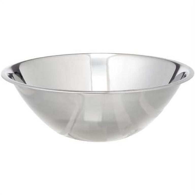 Choice 12 Qt. Stainless Steel Punch Bowl with Mirror Finish