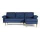 thumbnail image 2 of Sala Modular Reversible Makora Cavalli Con Memory Foam, Color Azul, Lino Respaldo Reclinable De 3 posiciones., 2 of 11