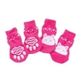 thumbnail image 2 of 3x 4 Uds. Calcetines Suaves de Punto para Mascotas, Calcetines Antideslizantes de Dibujos Animados Bonitos para Perros Pequeños, Productos Transpirabl 3 piezas, 2 of 8