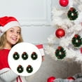 thumbnail image 4 of 5pcs Mini Christmas Wreath Adornment Decorative Mini Doll House Decor Festival Accessories, 4 of 6