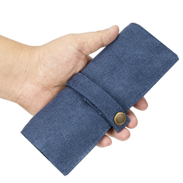 Estuche de viaje para reloj Yinane con 5 ranuras accesorios plegables joyero con correa para bolsa