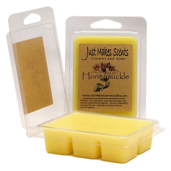 Honeysuckle 2-Pack Soy Wax Melts Homemade -Just Makes Scents Candles & Gifts