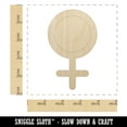 thumbnail image 2 of Venus Woman Female Gender Symbol Wood Shape Unfinished Piece Cutout Craft DIY Projects - 4.70 Inch Size - 1/4 Inch Thick, 2 of 7