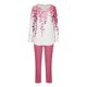 thumbnail image 5 of Puntoco Mujer Otoño Moda Casual Impreso Con Cuello En V Manga Larga + Pantalones Traje Rosa Xl, 5 of 5