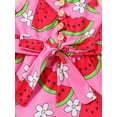 thumbnail image 5 of Bagilaanoe Toddler Baby Girl Summer Jumpsuit Shorts Sleeveless Print Romper Overalls 12M 18M 24M 3T 4T 5T Kids Short Pants Summer Clothes, 5 of 7