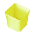 thumbnail image 1 of Flowerpots with Dish Ceramic, 10Pcs Gardening Succulent Small Square Pot Colorful Flower Pot Seedling Plastic Lightweight Practical Flower Pot, Flower Pots, 1 of 3