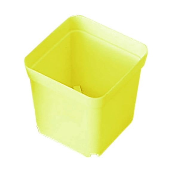 GQDIN 10 Pack Multi Color Square Plastic Plant Pots,Seedling Nursery Transplanting Planter Container Indoor Outdoor for Your Room,Garden Office and Balcony Decor