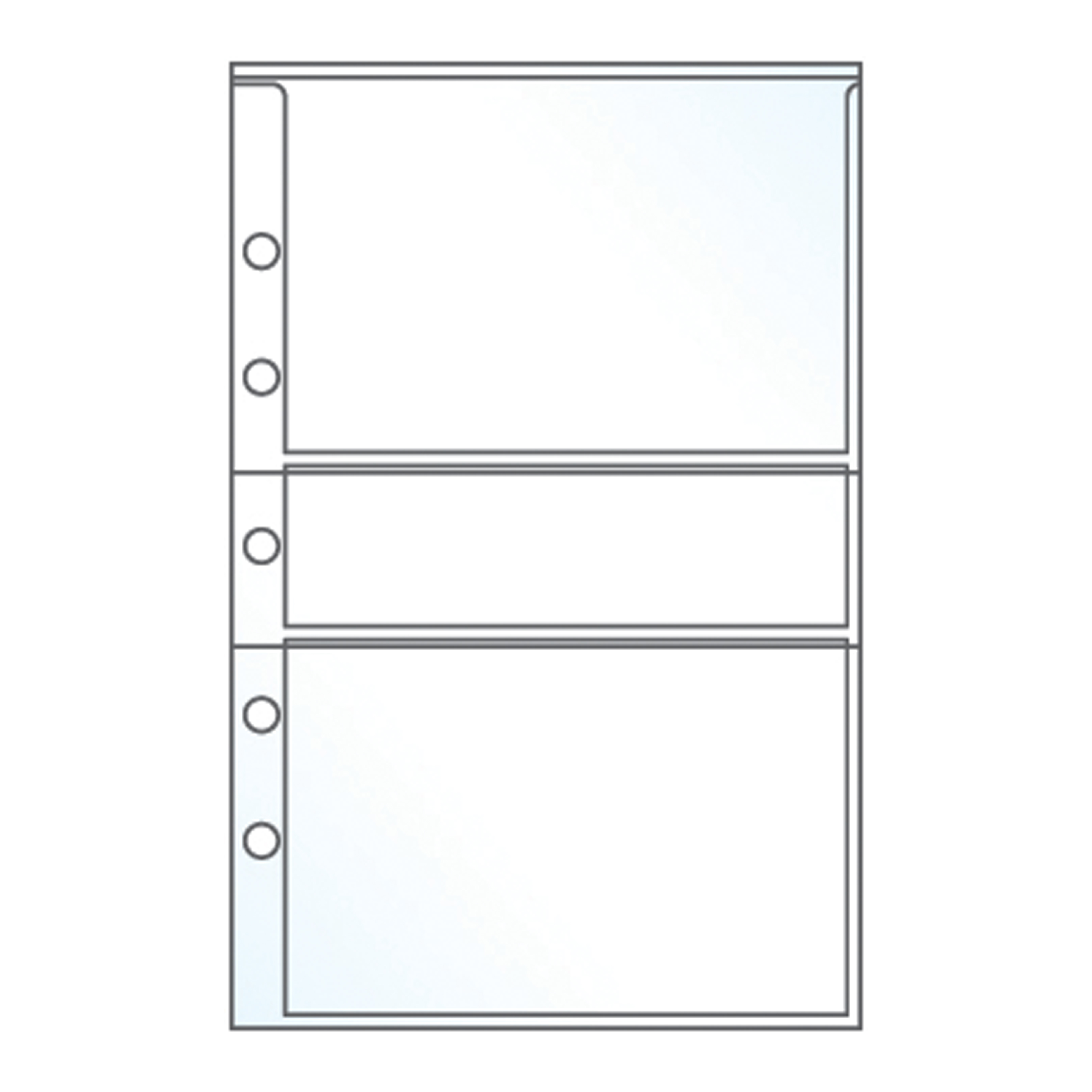 Recipe Card Page, Holds 3" x 5" Inserts, Fits UniKeep Recipe Binders