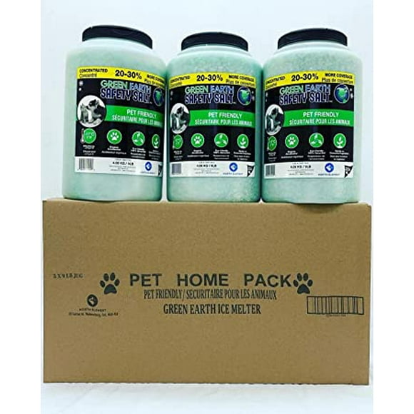 Green Earth Pre Friendly Ice Melt " Pack Maison pour Animaux de Compagnie "