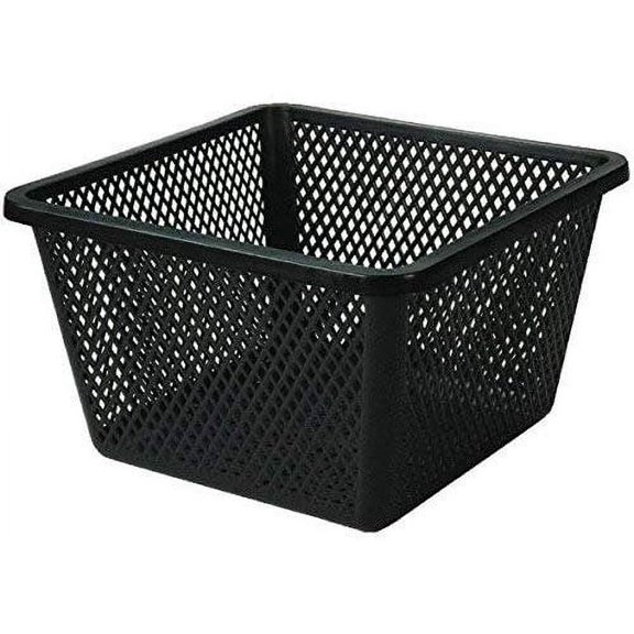 Pondmaster Pond Planter Square Plant Basket - Outdoor Water Garden - 10" Black