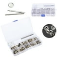 thumbnail image 3 of Bouton-pression, 123 Pcs Kit de Boutons-Pression en Cuir Métal Fabriqué avec Expertise, 3 of 12
