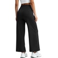 thumbnail image 5 of NELEUS Womens 29" Wide Leg Pants Athletic Yoga Stretch Loose Legging Casual Sweatpants with Pockets,Black,US Size S, 5 of 9