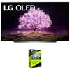 LG OLED83C1PUA 83 inch Class 4K Smart OLED TV with AI ThinQ (2021 Model) Bundle with Premium 4 Year Extended Protection Plan