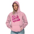 thumbnail image 4 of Breast Cancer Awareness Crush Cancer Hoodie Sweatshirt Women Brisco Brands S, 4 of 6