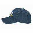 thumbnail image 2 of Baseball Softball Baseball Cap Vintage Soft Washed Denim,Golf Dad Hat Adjustable Trucker Hats for Men Women Unisex Adult,Navy Blue, 2 of 6