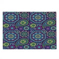 thumbnail image 2 of Purple Mandala Cutting Board, Paisley Leaves with Flower in Vibrant Tones Boho Print, Decorative Tempered Glass Cutting and Serving Board, Large Size, Multicolor, by Ambesonne, 2 of 5