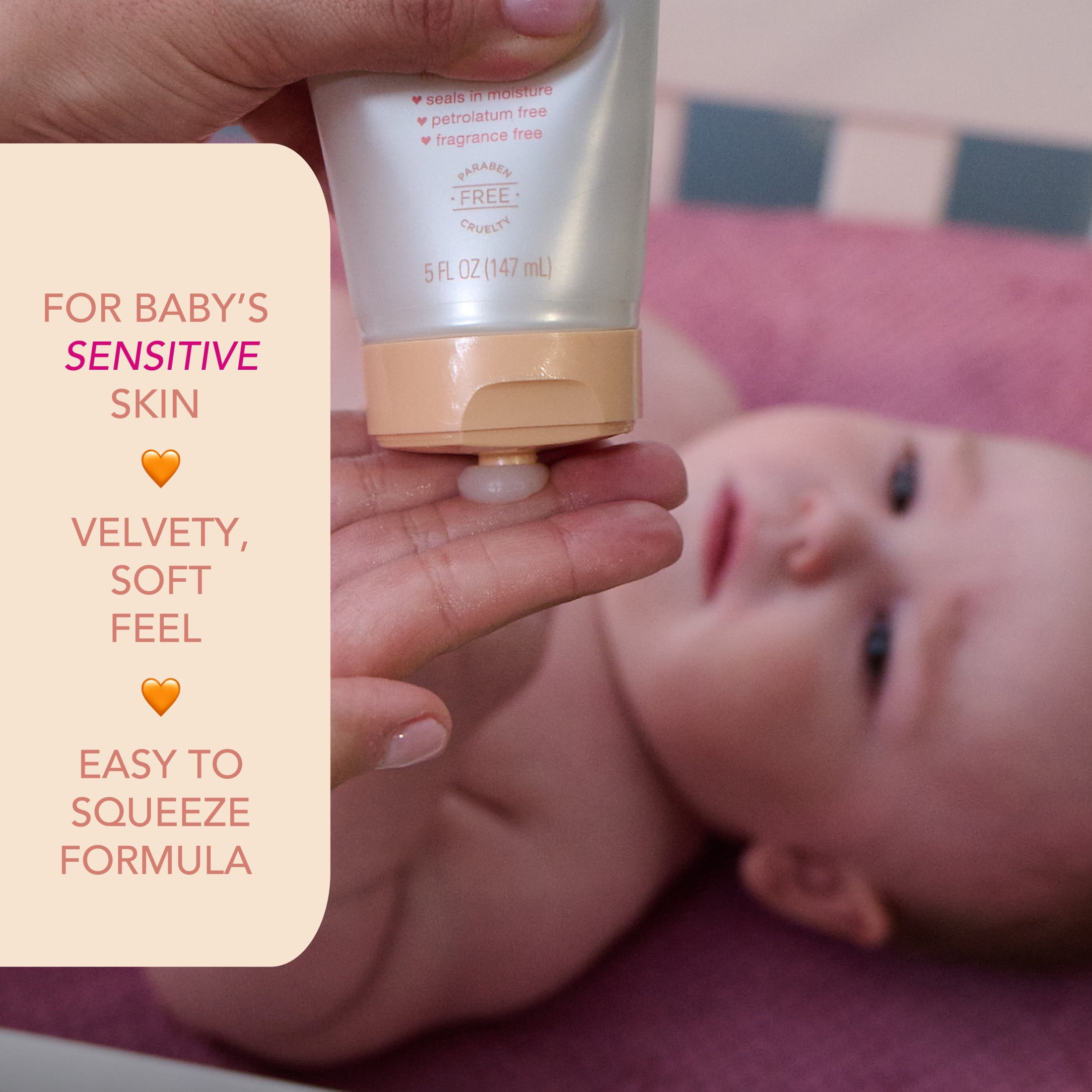 (2 pack) Baby Jergens All-Purpose Ointment, Plant-Based Moisturizers, Petrolatum Free & Pediatrician-Tested, 5 Oz