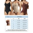 thumbnail image 2 of PULLIMORE Seamless Shapewear Bodysuit for Women Waist Trainer Tummy Control Full Body Shaper Scoop Neck Jumpsuit (Apricot,2XL), 2 of 10