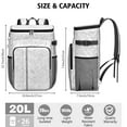 thumbnail image 3 of Insulated Science Cooler Backpack with Scientific Formula, Leakproof Lunch Bag Ideal for Classroom, Laboratory, and Experiment Use, 3 of 6