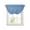 Blue, variant on Teal Waterfall Valances for Windows, Farmhouse Burlap Solid Green Color Modern Linen Texture Sheer Valance Curtains, Rod Pocket Elegant Swag Valances for Living Room Bedroom, 47.2"x38.5", 1 Panel