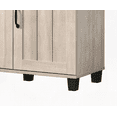 thumbnail image 2 of Corby 45" Dusty Gray Oak 3-Door Shoe Cabinet with Adjustable Shelves, 2 of 5