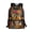 Dog and Floral Pattern, variant on Uourmeti Non Fade 17 Inch Daypack for School Travel, Adjustable Buckle Lightweight Durable Backpack, Lemon Float Capybara