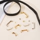 thumbnail image 5 of Uxcell 4-Pack de Hebillas de Conector D-Ring, 24mm x 6mm Aleación de Hebillas de Puente de Ángulo Derecho para Bolsa/Cartera/Artesanía DIY[Tono Plateado], 5 of 6