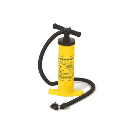 UPC 723815090966 product image for 17  Yellow and Black Double Action Air Pump for Swimming Pool Inflatables | upcitemdb.com