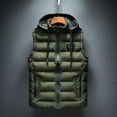 thumbnail image 3 of Chaleco para hombre, chaqueta acolchada de algodón, abrigo de ajustadas coreanas, chaleco grueso y cálido, ropa para hombre, 3 of 6