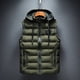 thumbnail image 2 of Chaleco para hombre, chaqueta acolchada de algodón, abrigo de ajustadas coreanas, chaleco grueso y cálido, ropa para hombre, 2 of 5