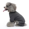 thumbnail image 3 of Vêtements d'Hiver pour Animaux de Compagnie Pyjama Chat Onesies Combinaisons Chiot Tenues Velours Épais, 3 of 6