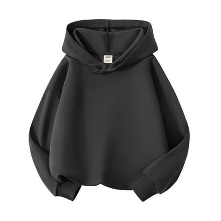 

Sweatshirts For Boy Toddler Kids Baby Basic Pullover Children S Solid Coat Tops Dethrone Hoodies 4-5 Years