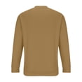 thumbnail image 5 of UAMVSH Men's 1/4 Button Sweatshirts Soft Fall Long Sleeve Pullover Knitted Sweaters Crew Neck Casual Thermal Solid Color Tops(Medium,Khaki 1), 5 of 7