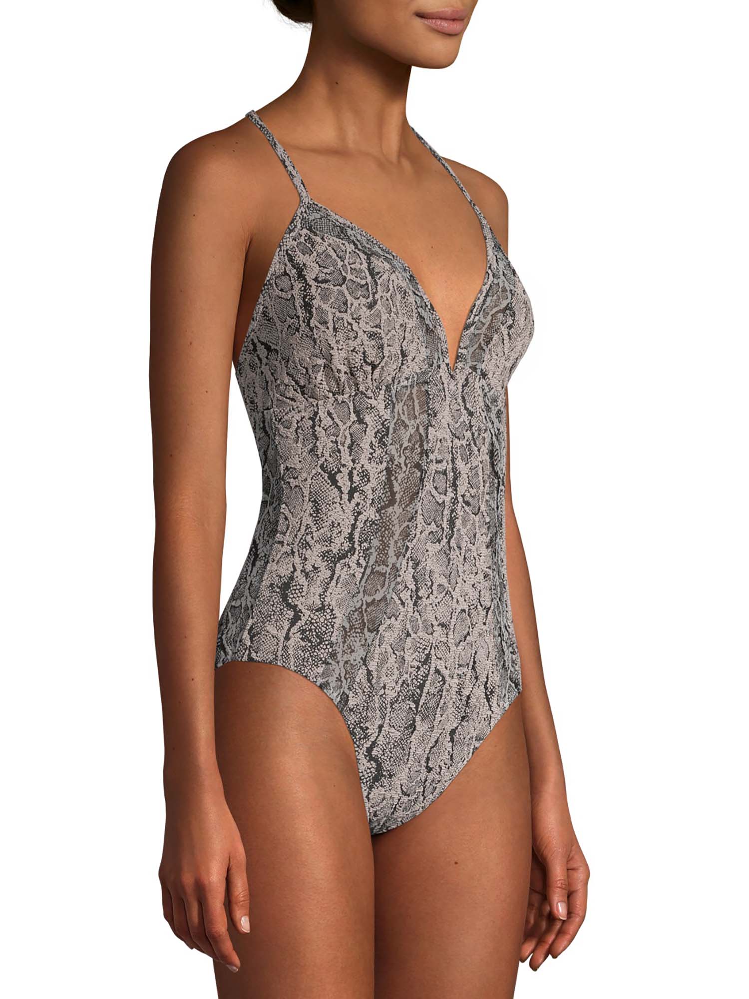 snakeskin swimming costume