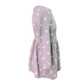 thumbnail image 3 of Vestido George Talla 8 Manga Larga Estampado Corazones Gris Jaspe, 3 of 3