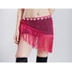 thumbnail image 4 of Traje de danza del vientre Bossimi indio vestido de espectáculo falda de cuentas bufanda con flecos de lentejuelas bufanda de baile a la cadera cadena de cintura Oso de fresa Electrónica, 4 of 6