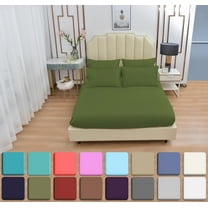 6 Piece Luxury Rayon Made From Bamboo Sheets Set- King Sage Green Sheets, Softer Than Cotton-Up To 16" Deep Pockets-Wrinkle Free-Extremely Soft Bamboo Derived Rayon Sheets- King,Sage G.