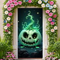thumbnail image 2 of Glowing Pumpkin Halloween Banner Scary Face Decorative Design for Halloween Party Indoor Outdoor Decorations, 2 of 9
