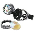 thumbnail image 3 of SAYFUT Kaleidoscope Vintage Steampunk Goggles Rainbow Rave Glasses with Crystal Glass Prism Steampunk Cyber Real Crystal Rainbow Lenses, 3 of 5