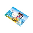 thumbnail image 3 of MKHERT Funny Dog with Surfboard Wearing Flower Chain and Sunglasses in Ocean Placemats Table Mats for Dining Room Kitchen Table Decoration 12x18 inch,Set of 4, 3 of 4