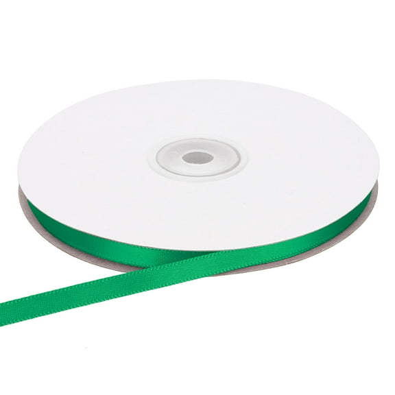Uxcell 1/4 Inches x 50 Yards Satin Ribbon Roll for Gift Wrapping and Decoration, Dark Green