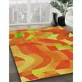 thumbnail image 3 of Ahgly Company Machine Washable Indoor Rectangle Transitional Yellow Area Rugs, 2' x 5', 3 of 7
