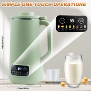 Soy Nut Milk Maker Machine, 20oz Multi-Functional Automatic Milk Machine,Oat,and Dairy Free Beverages with 12 Hours Timer/Auto-clean/Room Temp/Keep Warm/Boil, 36,000R/Min