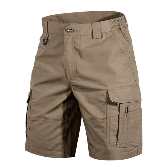 Pantalones cortos cargo de senderismo FREE SOLDIER para hombre, resistentes al agua, 38 W