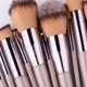 thumbnail image 4 of Brocha multifuncional de maquillaje profesional color champán para colorete polvo suelto sombra antiojeras ANGGREK Otros, 4 of 6