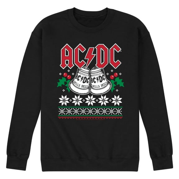 AC/DC - Hells Bells Christmas - Men's Crew Fleece Sweatshirt