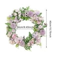 gkliGIHK Wreaths for Front Door Spring Wreaths Spring Flowers Mother's ...